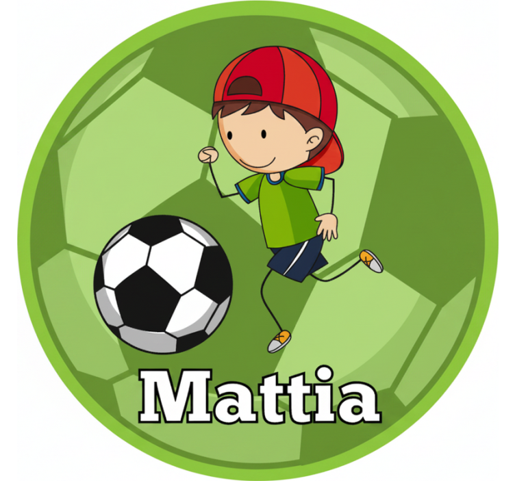Persiana enrollable verde diseño de fútbol personalizable - TenVinilo