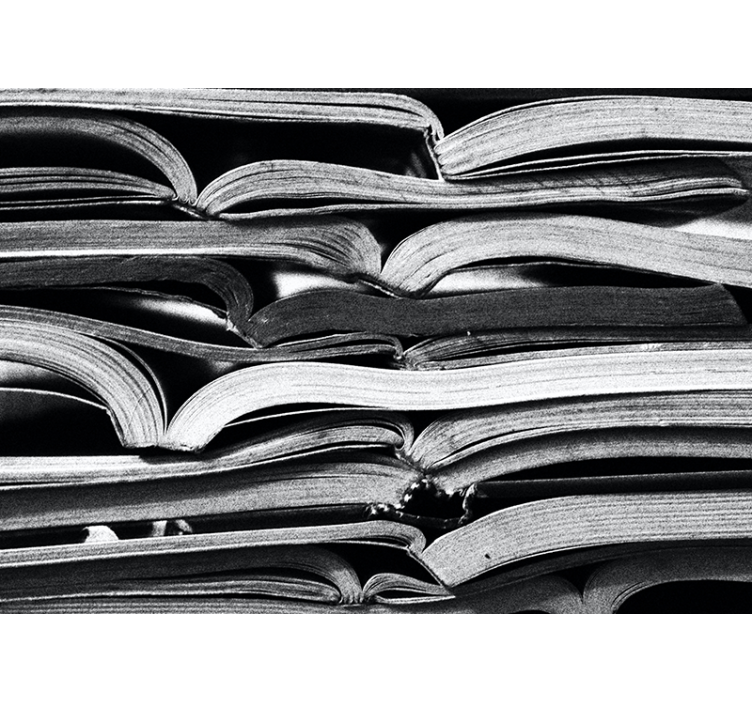 Persiana enrollable salón libro abierto - TenVinilo