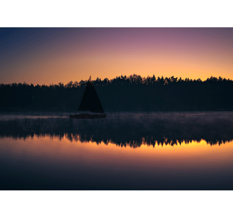 Persiana enrollable salón atardecer en mazury - TenVinilo