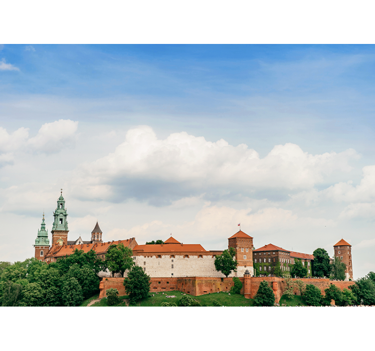 Persiana enrollable salón castillo real de cracovia - TenVinilo