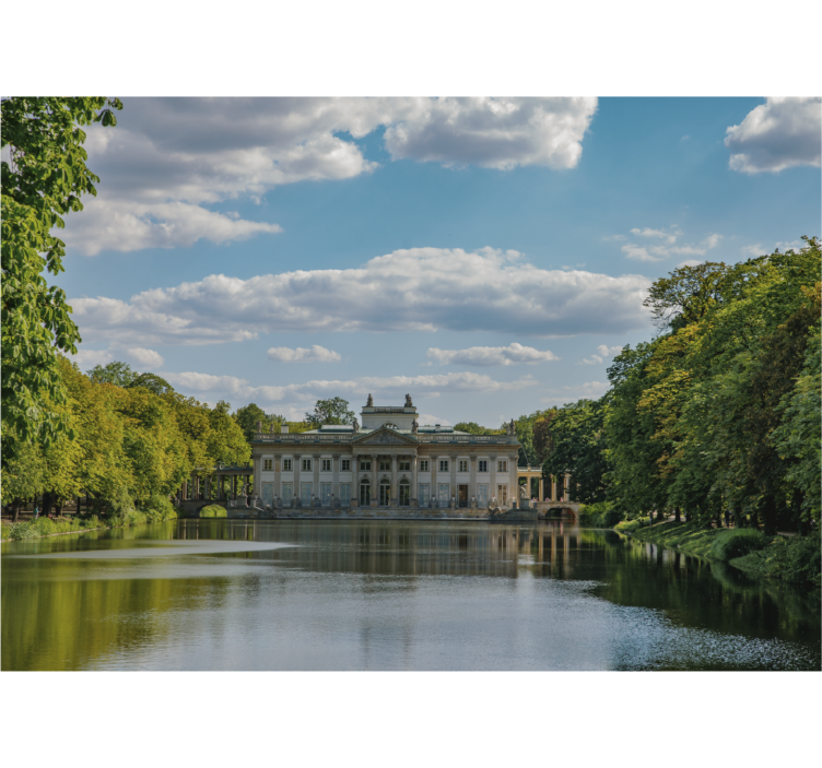 Persiana enrollable salón parque Łazienki en varsovia - TenVinilo