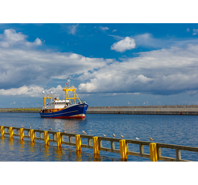 Persiana enrollable salón barco gdynia - TenVinilo