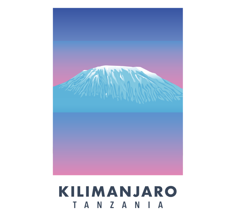 Persiana enrollable salón kilimanjaro retro lona - TenVinilo