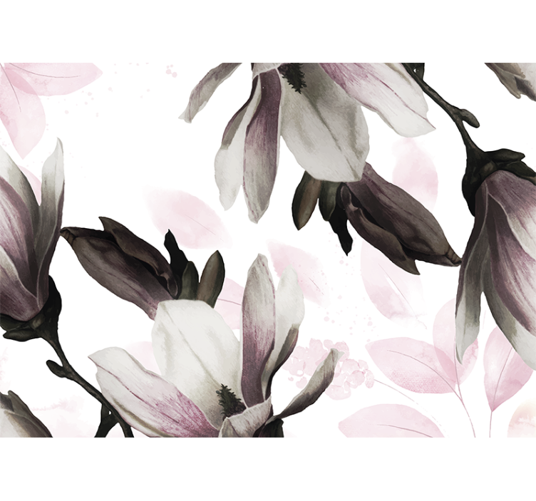 Persiana enrollable salón variación floral glamour - TenVinilo