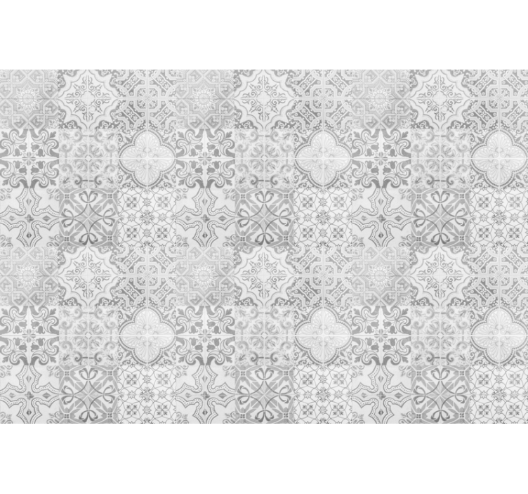 Persiana enrollable gris patrón mosaico efecto piedra - TenVinilo