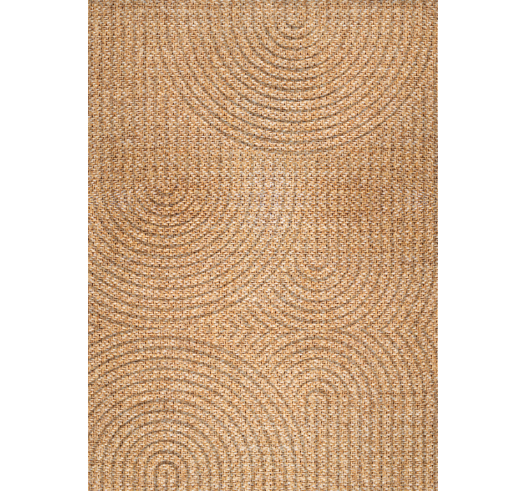 Persiana enrollable beige arcos efecto tela - TenVinilo