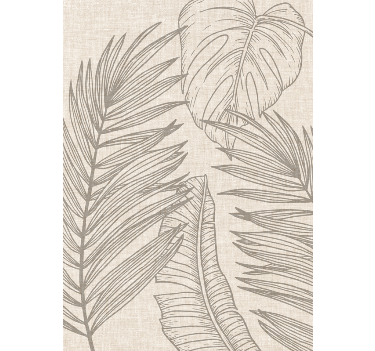 Persiana enrollable beige efecto tejido tropical - TenVinilo