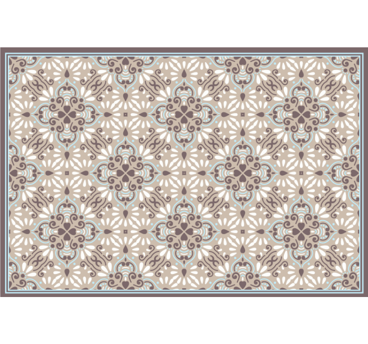 Persiana enrollable beige mosaico blanco beige - TenVinilo