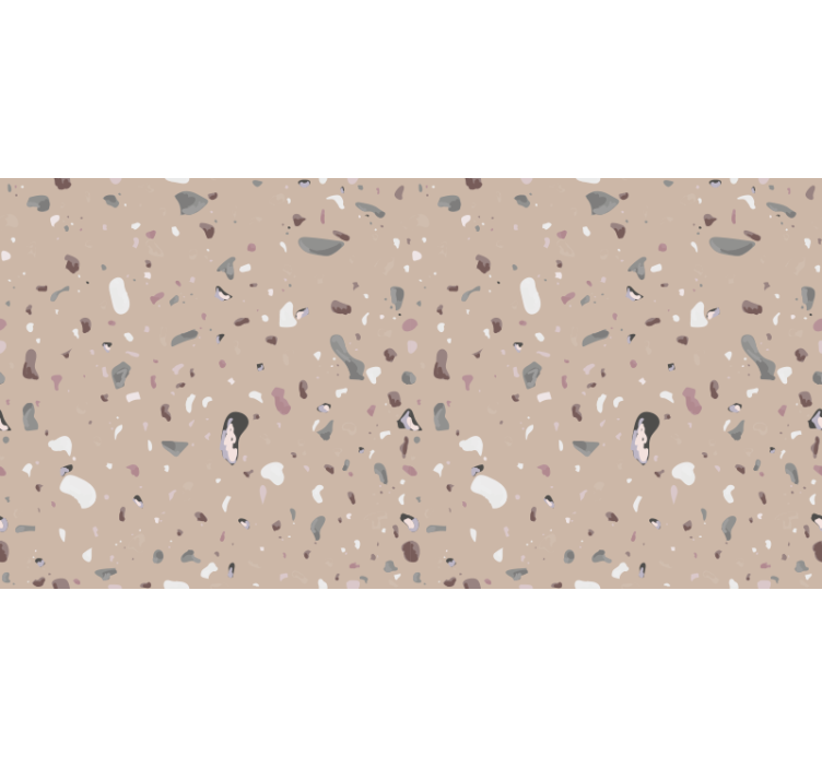 Persiana enrollable beige beige terrazo - TenVinilo