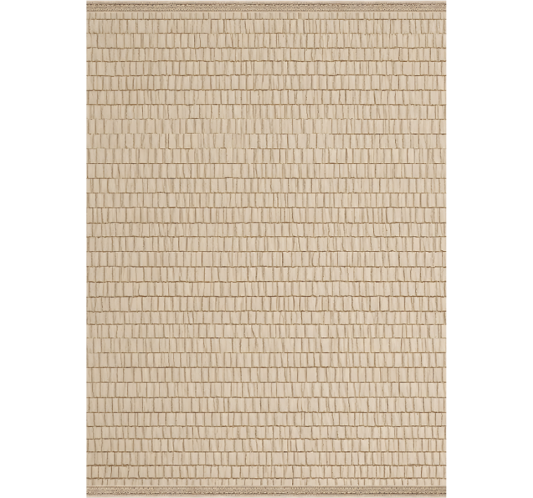 Persiana enrollable beige textura de ratán tejido - TenVinilo