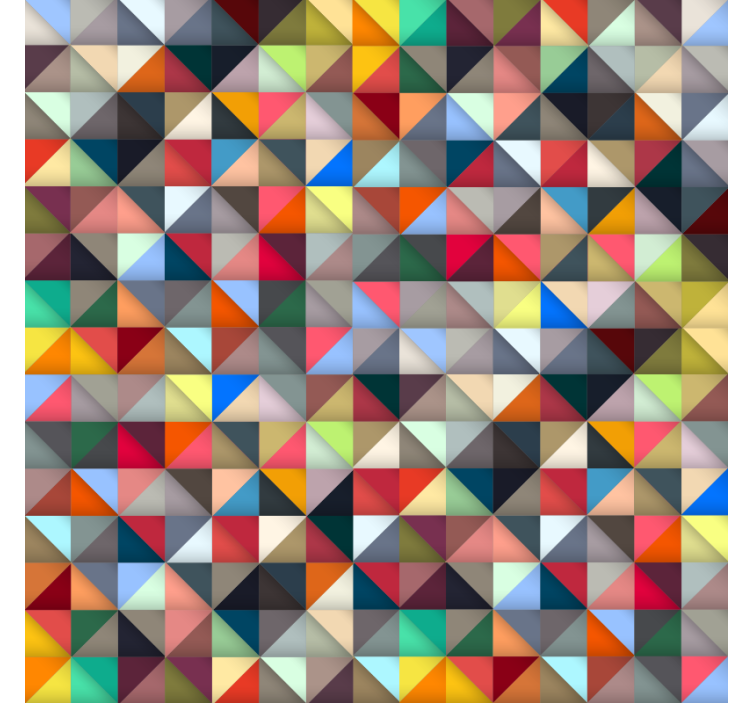 Persiana enrollable para cuarto mosaico colorido - TenVinilo