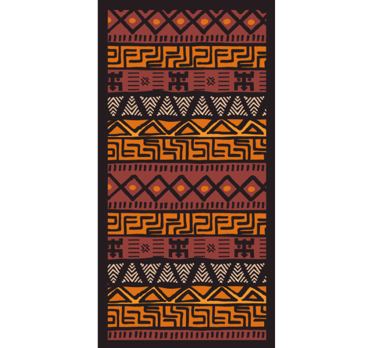 Persiana enrollable para cuarto estilo africano - TenVinilo
