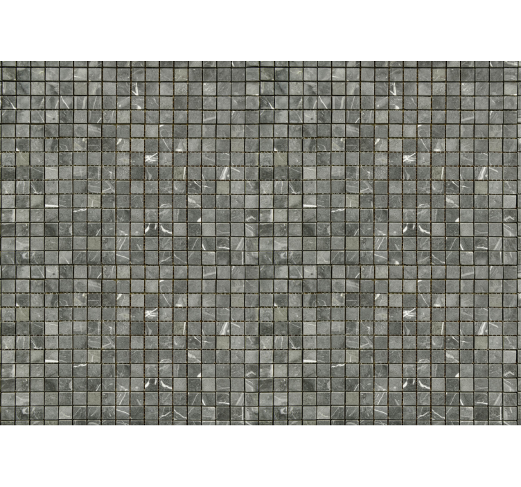 Persiana enrollable gris azulejos negros - TenVinilo