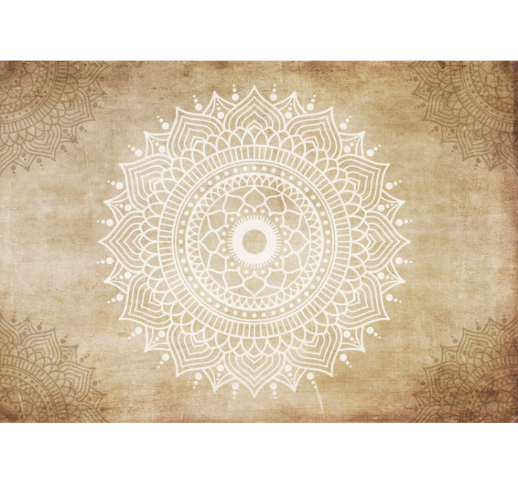 Persiana enrollable beige con textura de papel antiguo - TenVinilo