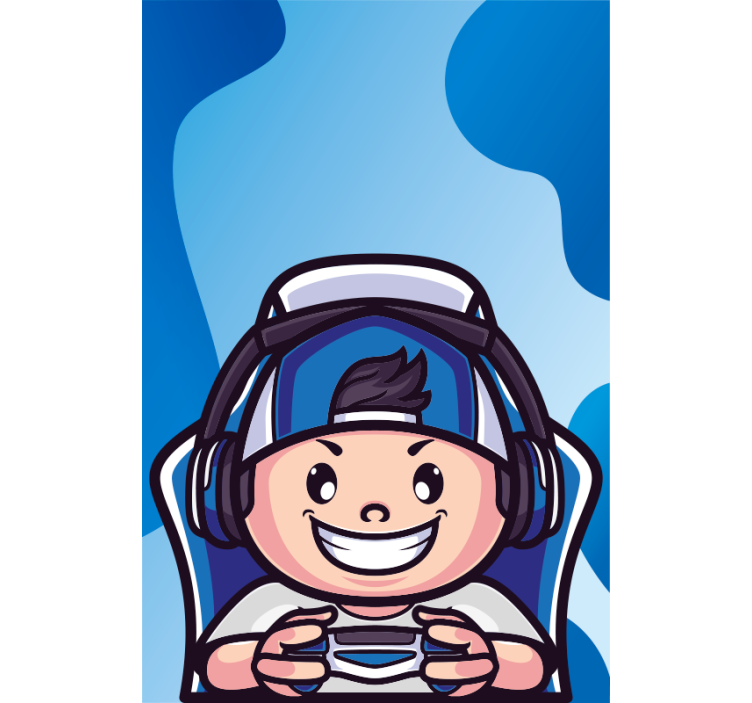 Persiana enrollable geek personaje alegre - TenVinilo