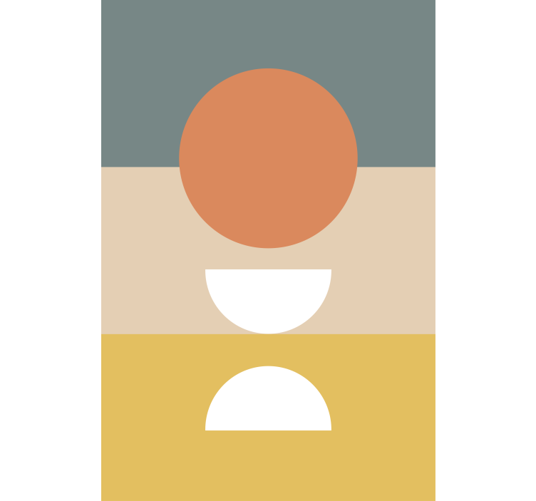 Persiana enrollable moderno con diseño de formas geométricas - TenVinilo