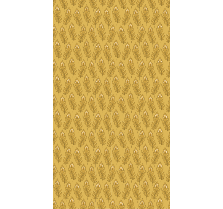 Persiana enrollable flores elegante motivo de follaje - TenVinilo