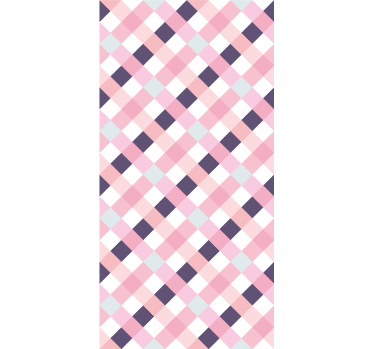 Persiana enrollable moderno armonía de patrones de diamantes - TenVinilo