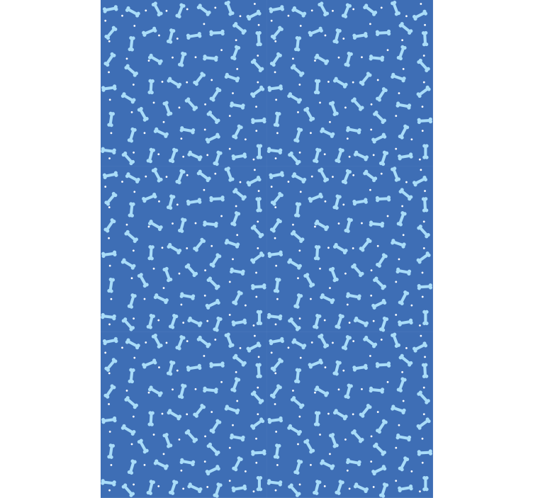 Persiana enrollable animales patrón de hueso de perro - TenVinilo