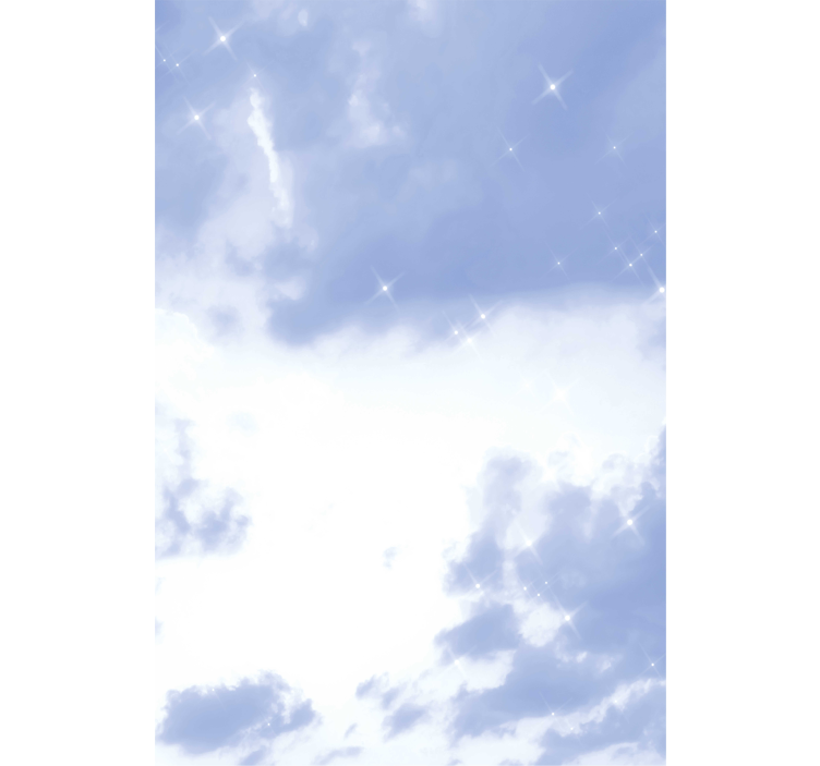 Persiana enrollable nubes cielo suave - TenVinilo