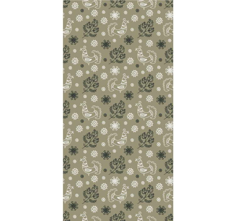 Persiana enrollable animales encantadores patrones de aves - TenVinilo