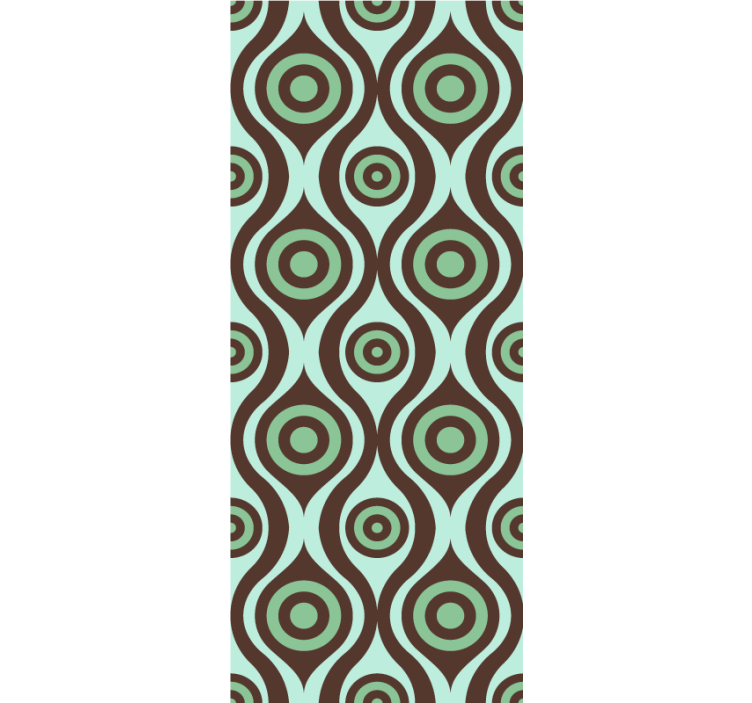 Persiana enrollable textura patrón circular concéntrico - TenVinilo