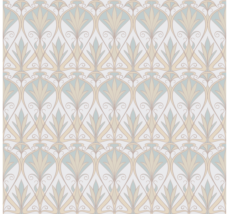 Persiana enrollable elegante motivo vegetal gris - TenVinilo