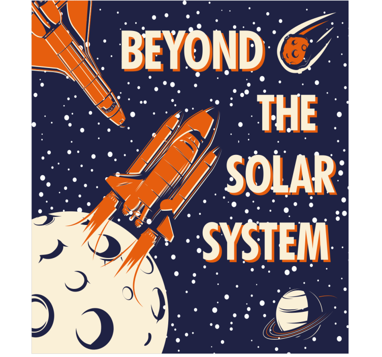 Persiana enrollable geek aventura de exploración espacial - TenVinilo