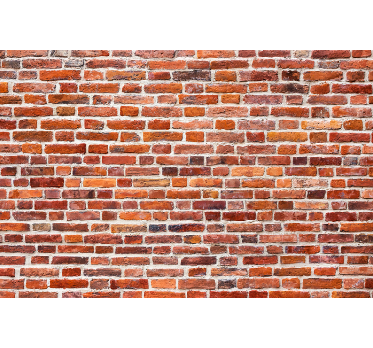 Persiana enrollable textura patrón de ladrillo rústico - TenVinilo