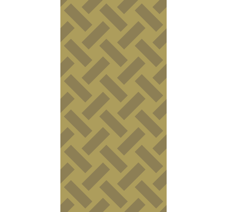 Persiana enrollable verde bloques geométricos - TenVinilo