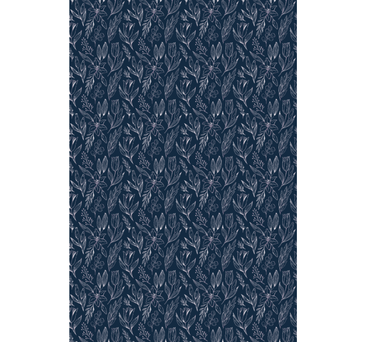 Persiana enrollable flores elegancia con motivos florales - TenVinilo