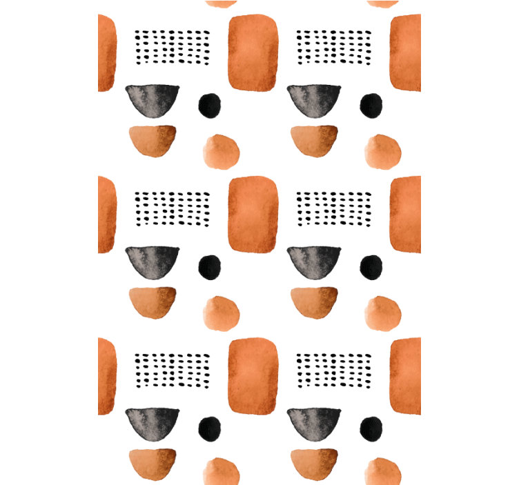 Persiana enrollable oficina formas geométricas minimalistas - TenVinilo