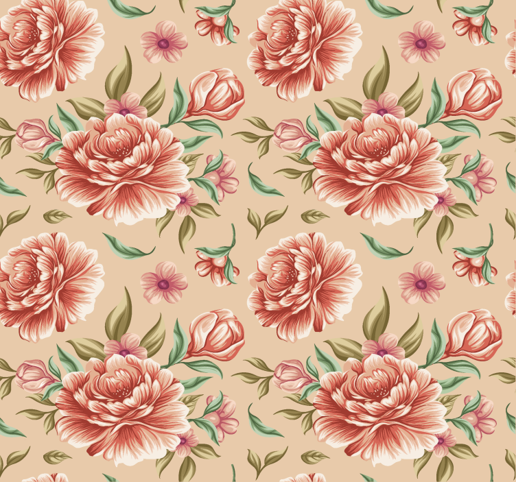 Estor de amor ramo de flores clasico - TenVinilo