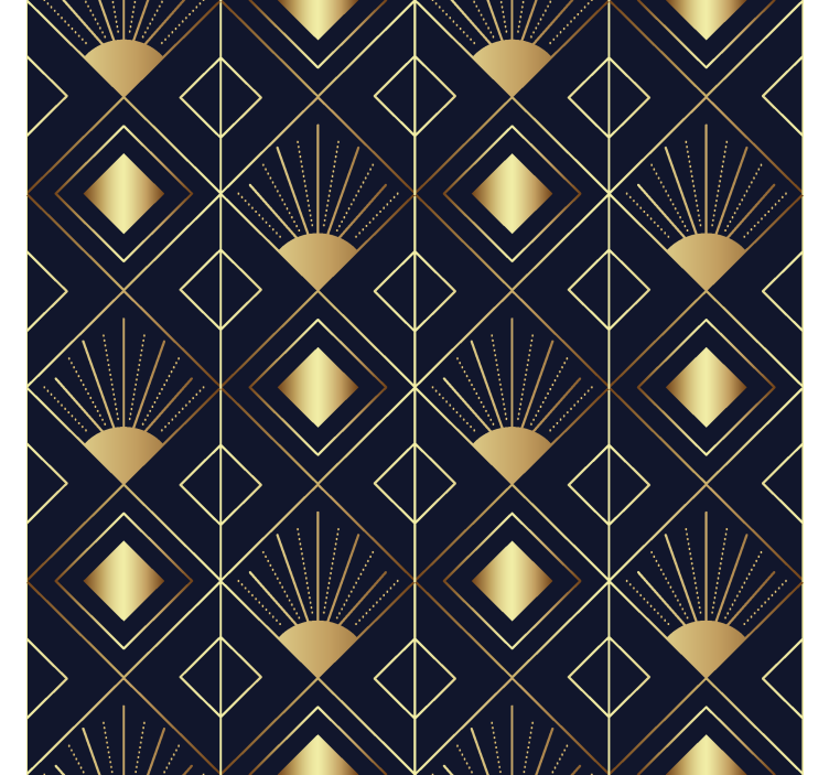 Persiana enrollable elegante estilo art déco - TenVinilo