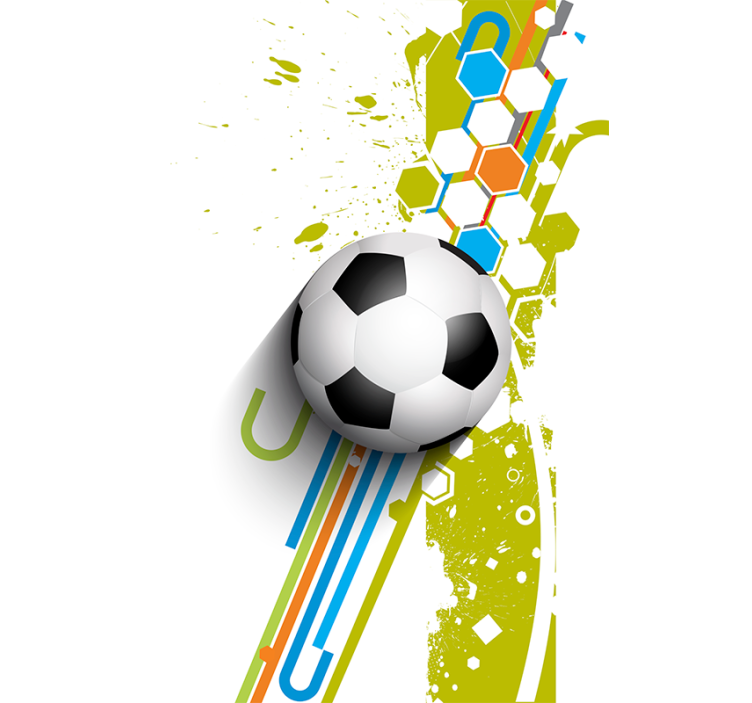 Persiana enrollable fútbol en acción - TenVinilo