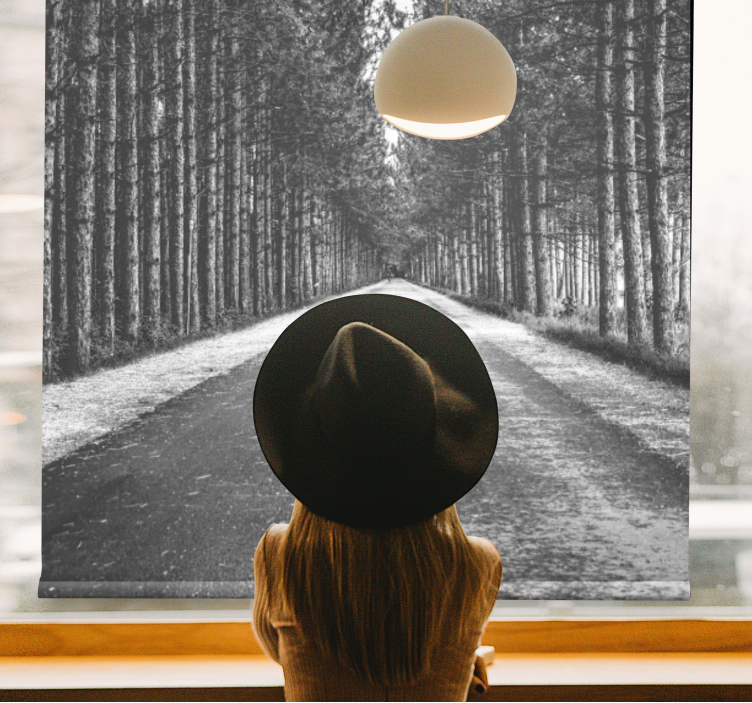 Persiana enrollable sendero forestal sereno - TenVinilo