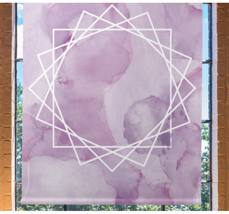 Persiana enrollable textura estrella elegante de acuarela - TenVinilo