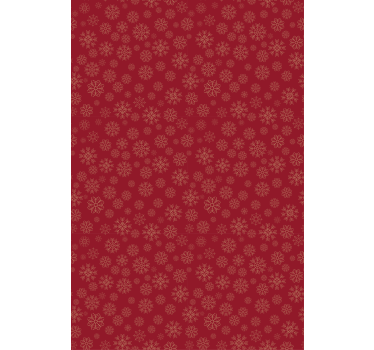 Persiana enrollable roja patrón de copo de nieve - TenVinilo