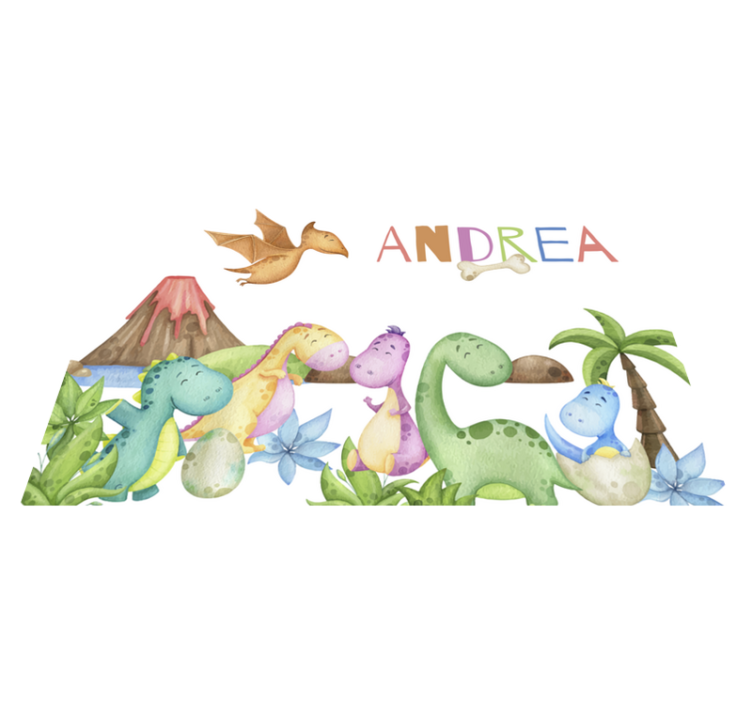 Mantel individual personalizable escena jurásica - TenVinilo