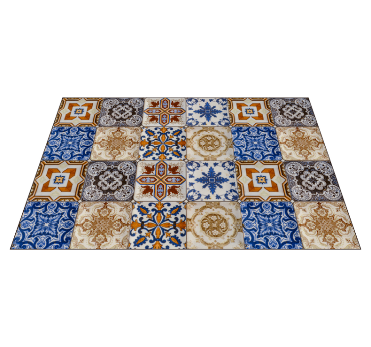 Mantel individual original hidráulica multicolor - TenVinilo