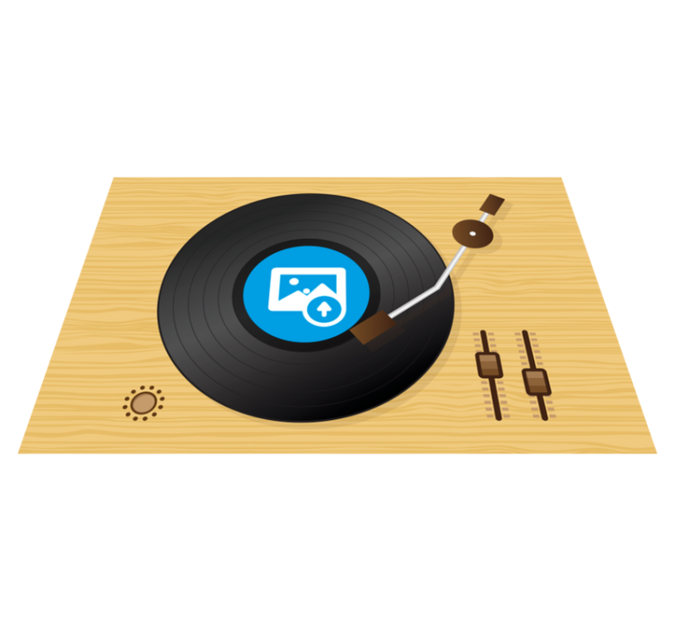 Mantel individual original arte de disco de vinilo - TenVinilo