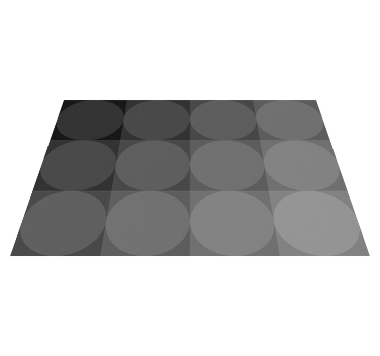 Mantel individual patrón diseño circular sutil - TenVinilo