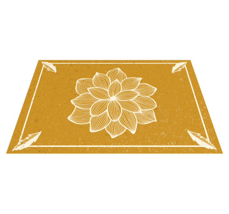 Mantel individual original motivo botánico elegante - TenVinilo