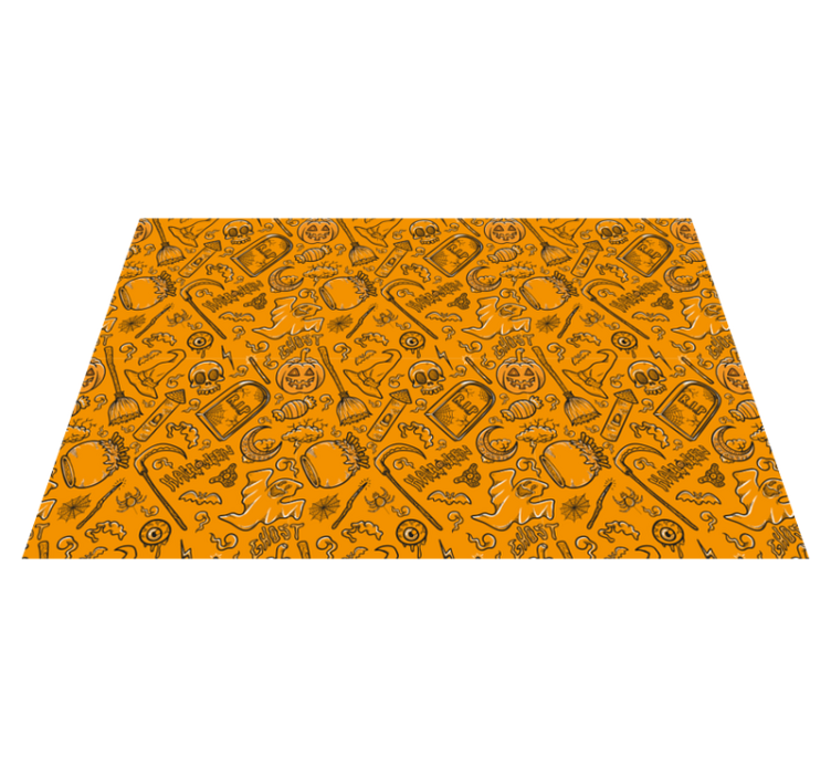 Mantel individual halloween motivos espeluznantes - TenVinilo