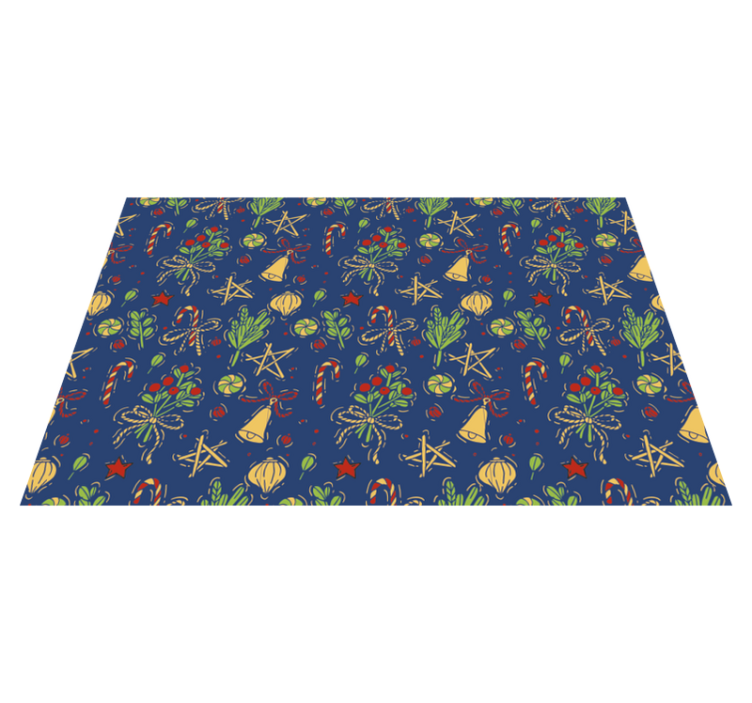 Mantel individual navideño para mesa temática navideña - TenVinilo