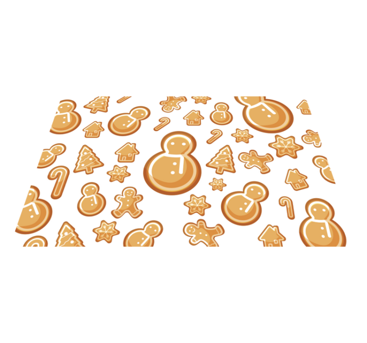 Mantel individual navideño formas festivas de vacaciones - TenVinilo