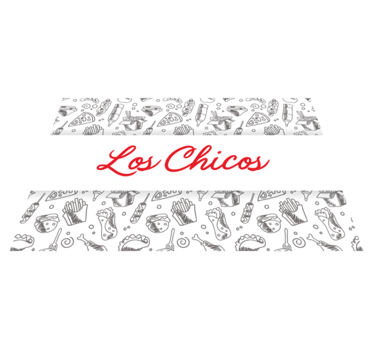 Mantel individual infantil ilustraciones de comida divertida - TenVinilo