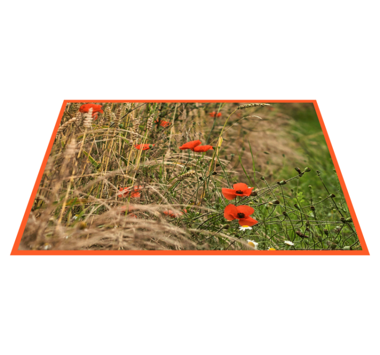 Mantel individual infantil disposición divertida de comida - TenVinilo