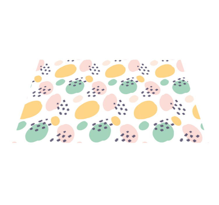 Mantel individual original elemento abstracto colorido - TenVinilo