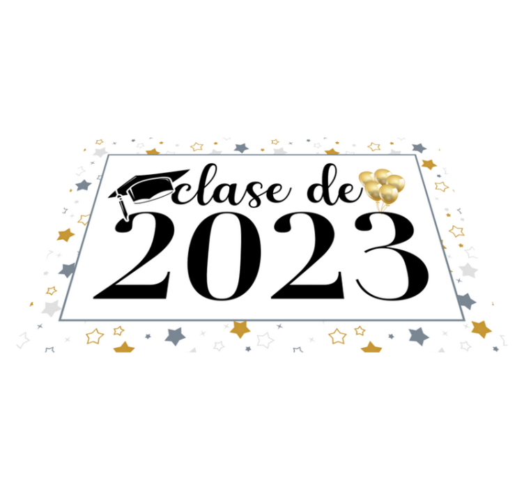 Mantel individual personalizable clase año personalizadoClase año - TenVinilo